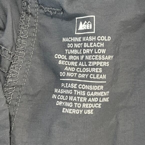 REI Shorts Mens Extra-Large Gray Nylon Elastic Waist Regular Pockets Comfortable - Picture 5 of 10